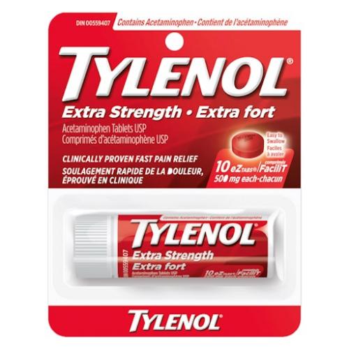 Tylenol Extra Strength Ex Tabs - 10ct