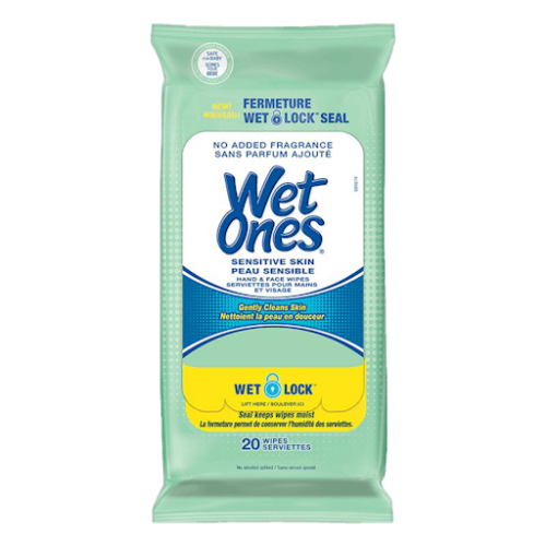 Wet Ones Sensitive Skin Hand And Face Wipes