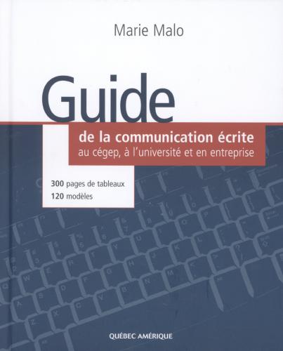 Guide De La Communication Ecrite Au Cegep Et L'universite
